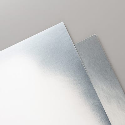 Metallic-Folienpapier In Silber