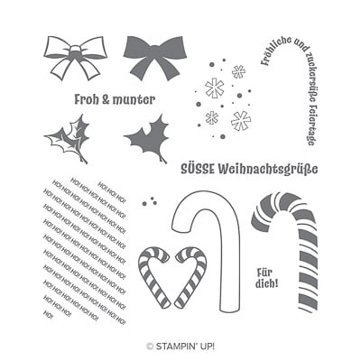 Stempelset Klarsicht Zuckersüsse Weihnachten
