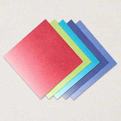 Glitzerpapier 6“ x 6“ in Color 2022-2024