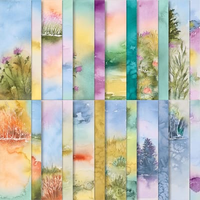 Designerpapier 6’’ X 6’’ (15,2 X 15,2 Cm) Aufmerksam Durch Die Natur
