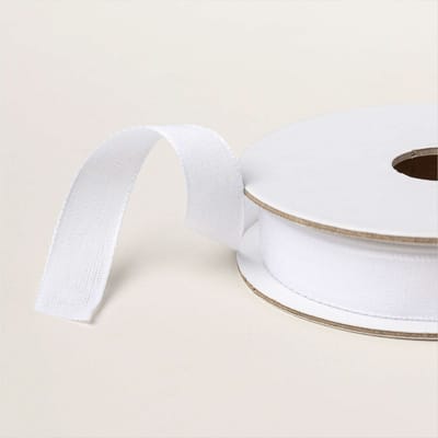 1/2’’ (1,3 Cm) Gewebtes Geschenkband In Weiss